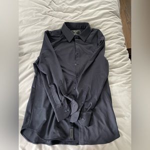Mens BYLT black dress shirt